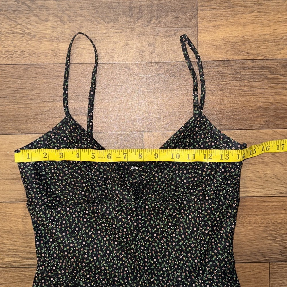 Betsey Johnson New York Size 4 Vintage Calico Cotton Floral Retro Rare Dress 90s - Picture 8 of 17
